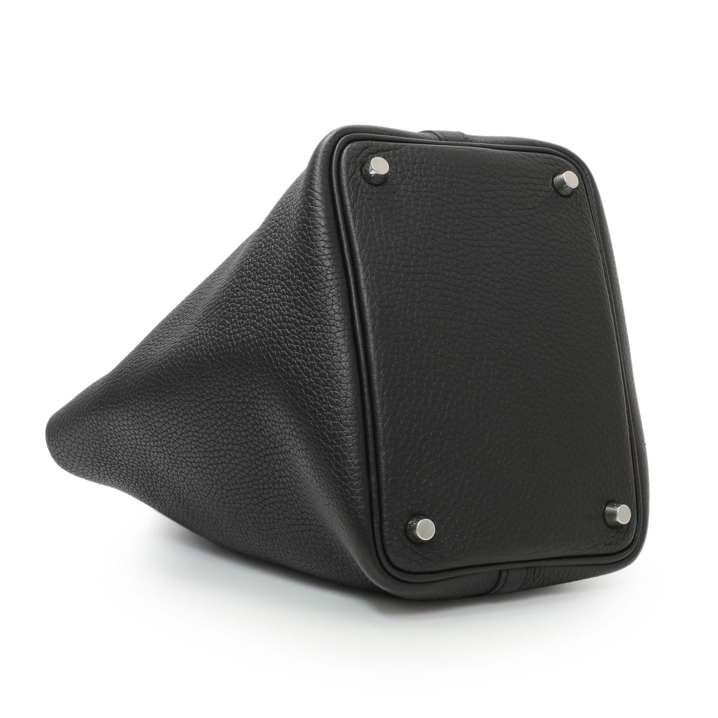 Exclusive Hermes Black Clemence Picotin Lock 18 — Back View