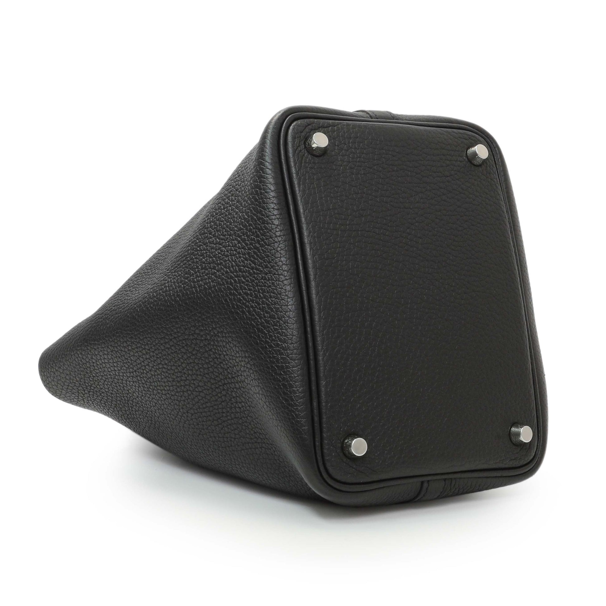 Exclusive Hermes Black Clemence Picotin Lock 18 — Back View