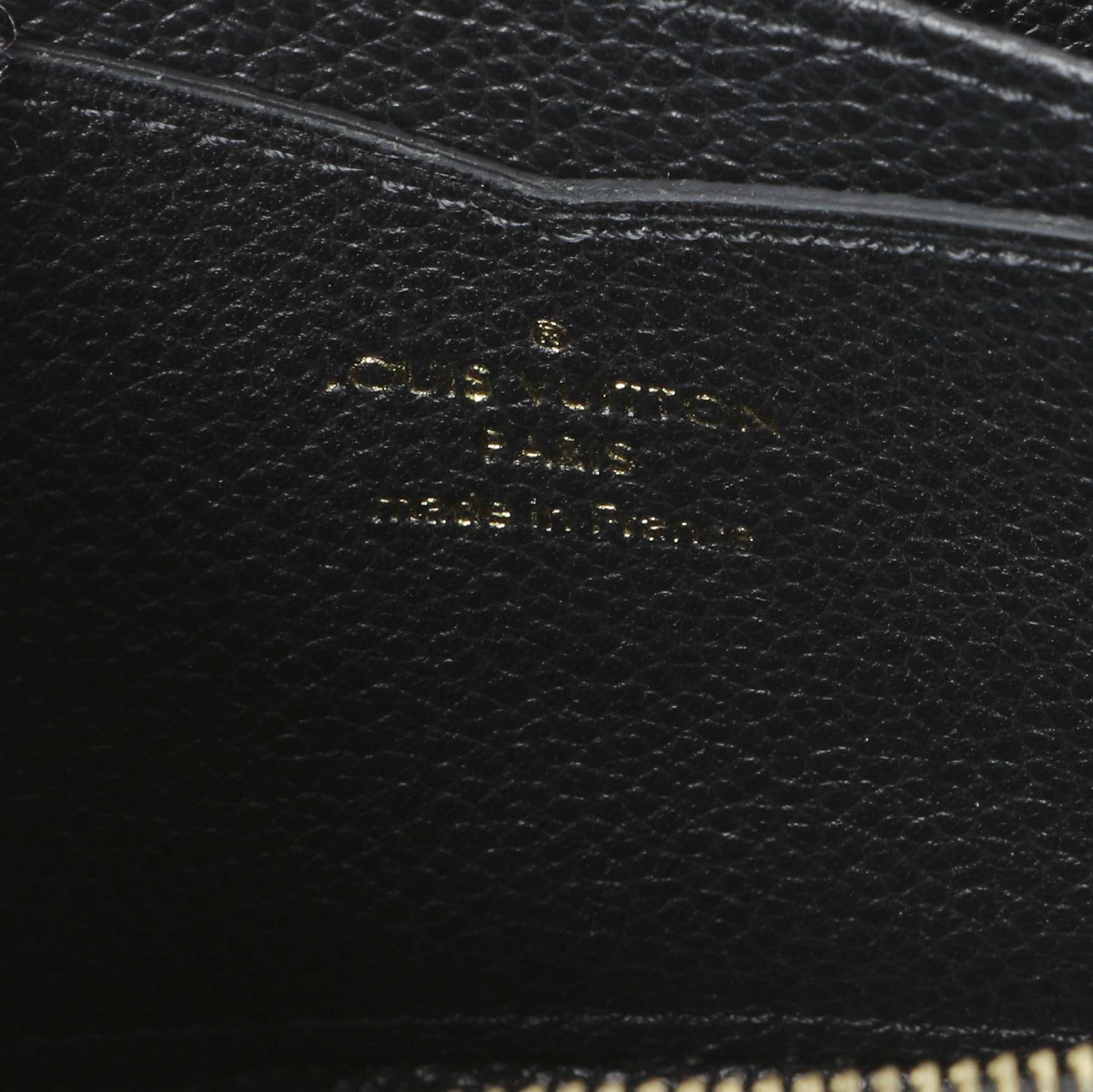 Exclusive Louis Vuitton Black Empreinte Zippy Coin Purse — Detail View