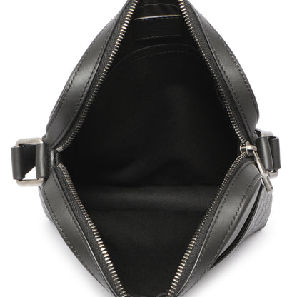 Exclusive Louis Vuitton Onyx Damier Infini District Pochette — Top View