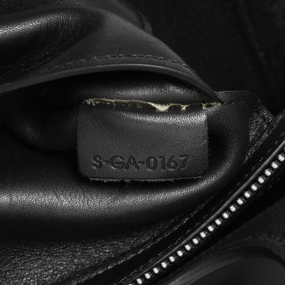Exclusive Celine Black Calfskin Vertical Tri-Fold Bag — Alternate View 10