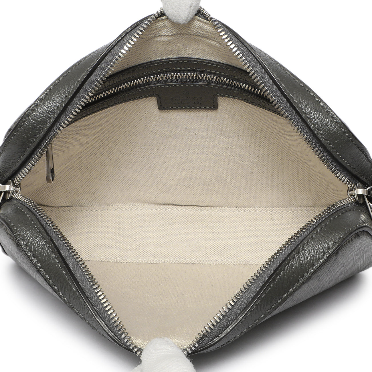 Exclusive Gucci Grey GG Supreme Monogram Ophidia Crossbody — Alternate View 8
