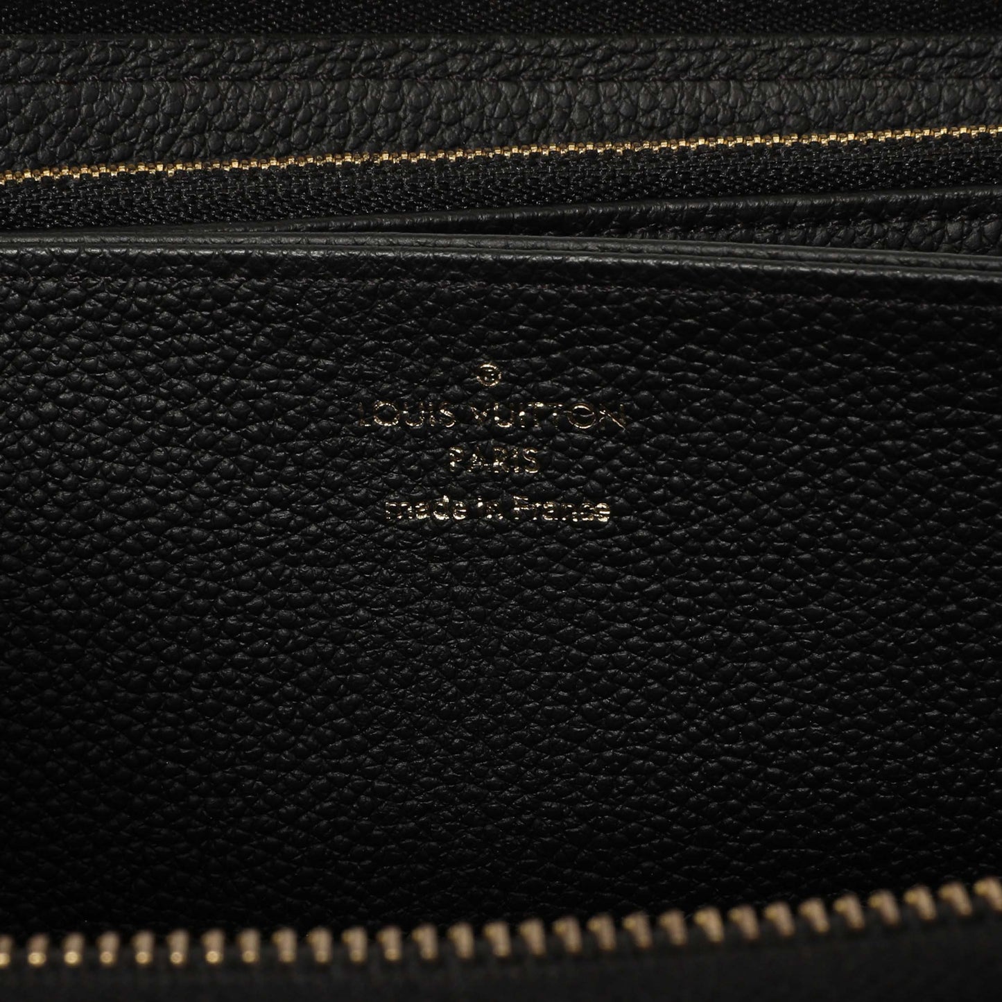 Exclusive Louis Vuitton Black Empreinte Zippy Wallet — Alternate View 13