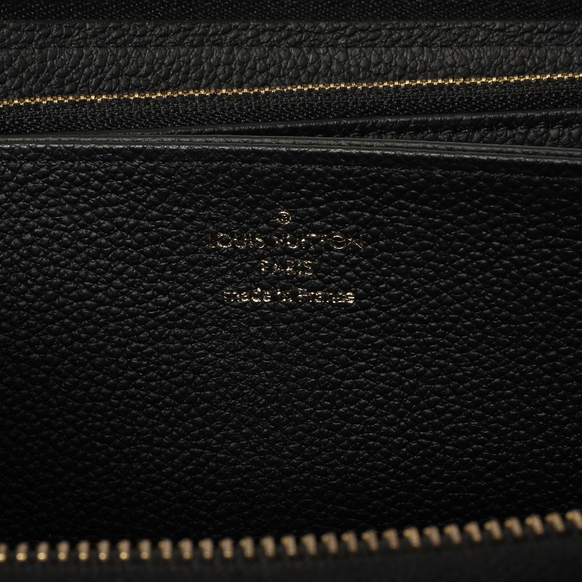 Exclusive Louis Vuitton Black Empreinte Zippy Wallet — Alternate View 13