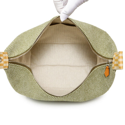 Exclusive Hermes Wool Large Bride-A-Brac Pouch — Top View
