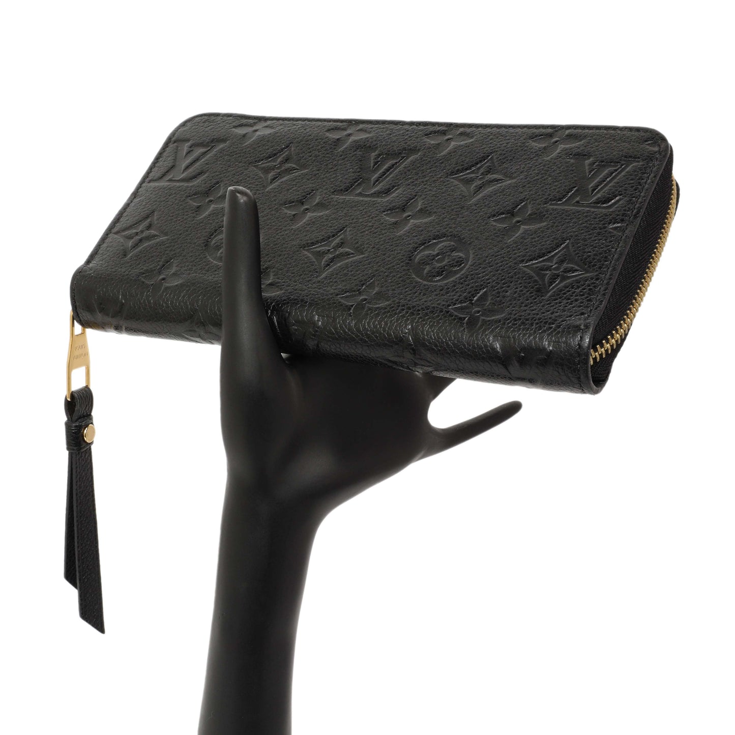 Exclusive Louis Vuitton Black Empreinte Zippy Wallet — Alternate View 15