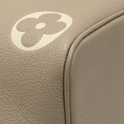 Exclusive Louis Vuitton Tourterelle Creme Empreinte Monogram Giant NeoNoe MM — Top View