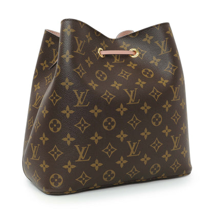 Exclusive Louis Vuitton Rose Poudre Monogram Neonoe MM — Side View