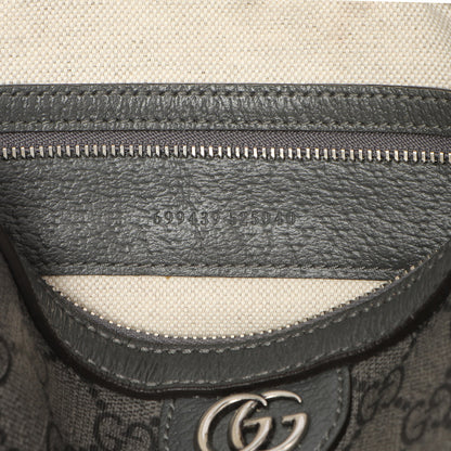 Exclusive Gucci Grey GG Supreme Monogram Ophidia Crossbody — Alternate View 10