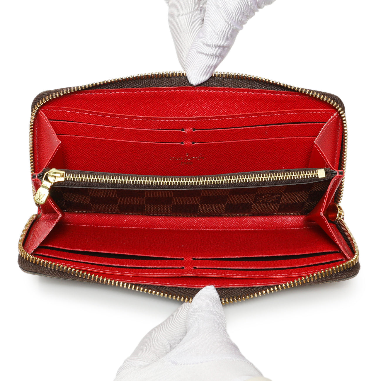 Exclusive Louis Vuitton Damier Ebene Clemence Wallet — Alternate View 8
