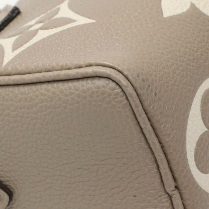 Exclusive Louis Vuitton Tourterelle Grey/Cream Empreinte Giant Monogram Nano Speedy — Top View