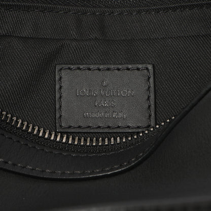 Exclusive Louis Vuitton Onyx Damier Infini District Pochette — Detail View