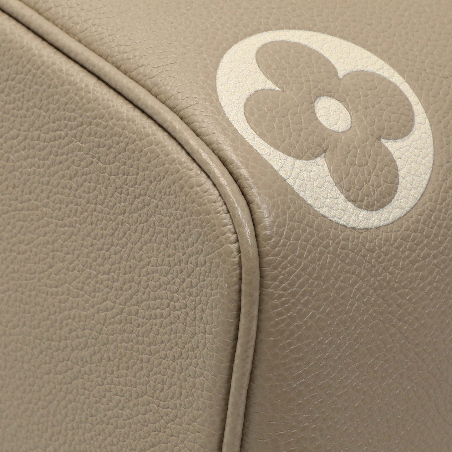 Exclusive Louis Vuitton Tourterelle Creme Empreinte Monogram Giant NeoNoe MM — Alternate View 7
