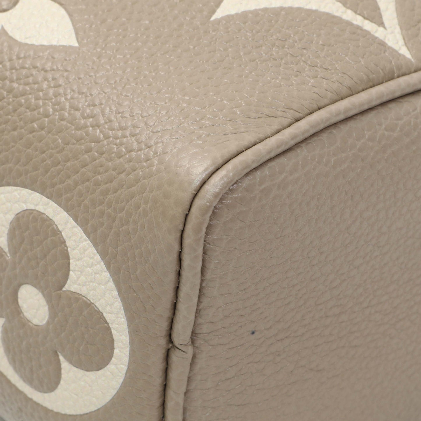 Exclusive Louis Vuitton Tourterelle Grey/Cream Empreinte Giant Monogram Nano Speedy — Alternate View 7