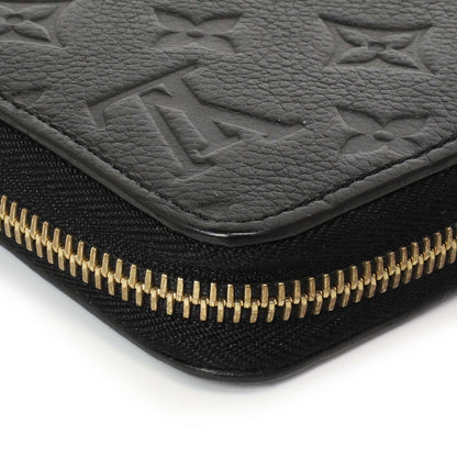 Exclusive Louis Vuitton Black Empreinte Zippy Wallet — Top View