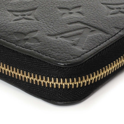 Exclusive Louis Vuitton Black Empreinte Zippy Wallet — Detail View