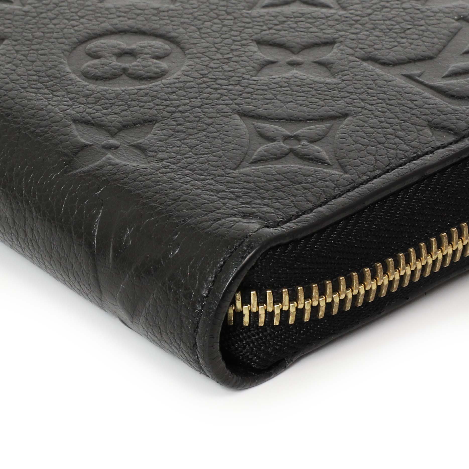 Exclusive Louis Vuitton Black Empreinte Zippy Wallet — Alternate View 7