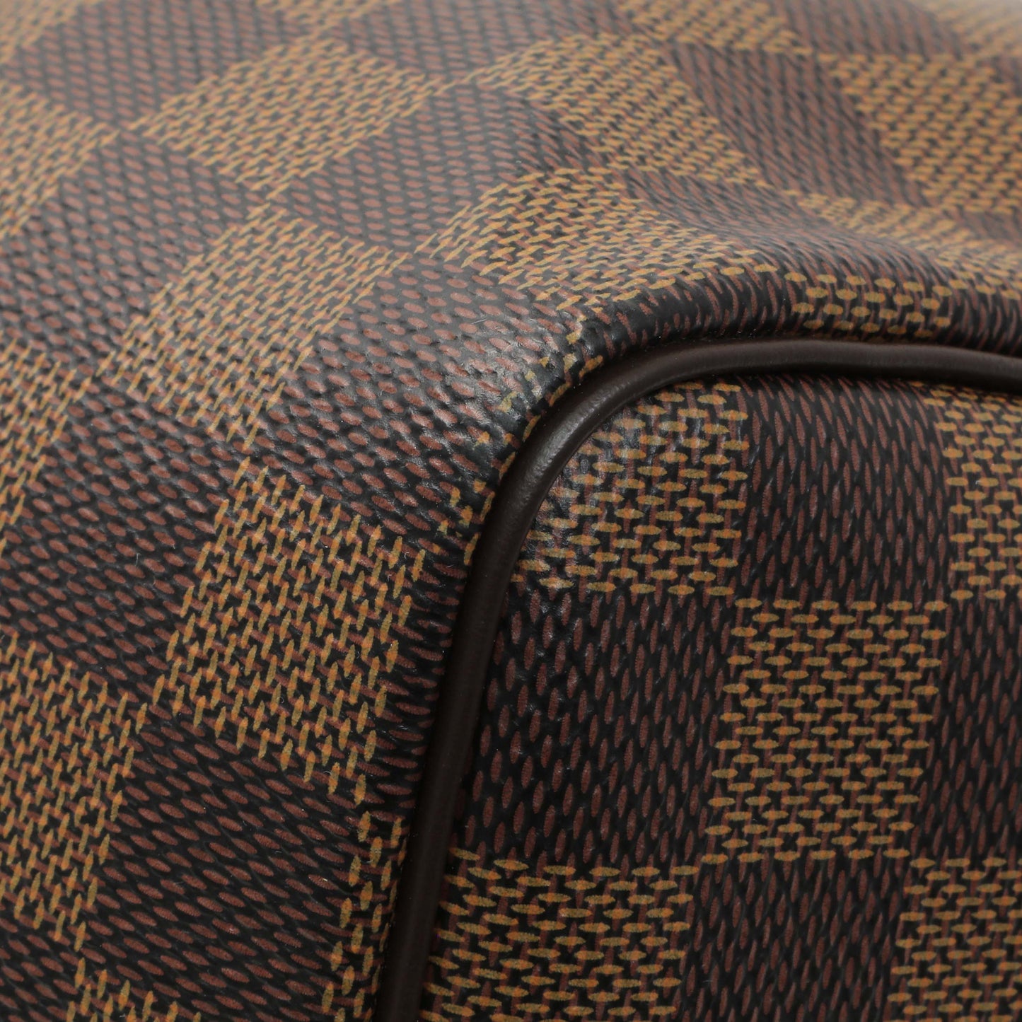 Exclusive Louis Vuitton Damier Ebene Speedy Bandouliere 25 — Detail View