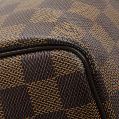 Exclusive Louis Vuitton Damier Ebene Speedy Bandouliere 25 — Lifestyle View
