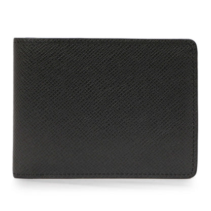 Exclusive Louis Vuitton Black Taiga Multiple Wallet — Front View