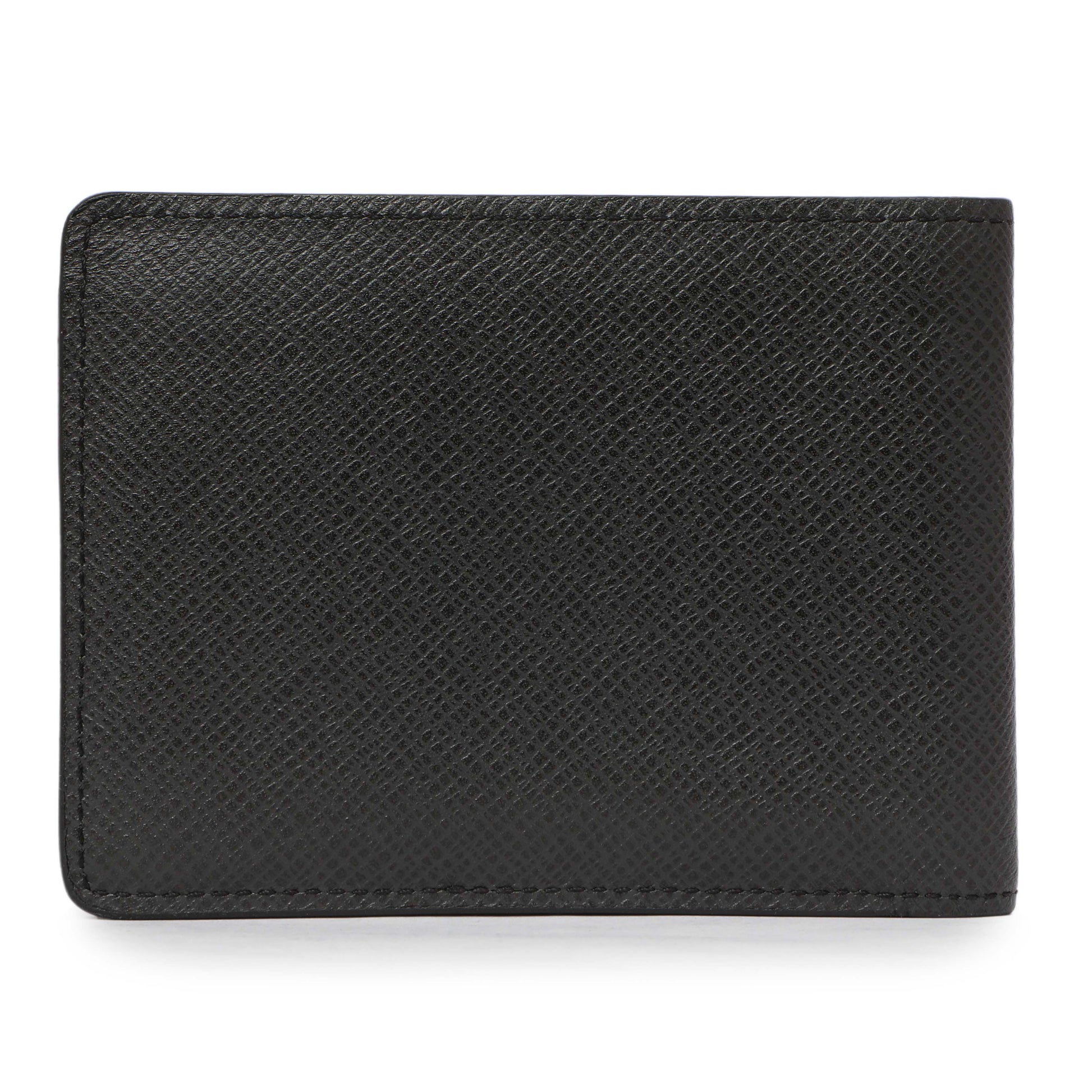 Exclusive Louis Vuitton Black Taiga Multiple Wallet — Side View