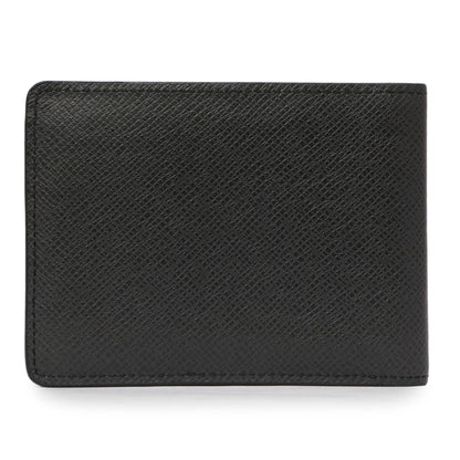 Exclusive Louis Vuitton Black Taiga Multiple Wallet — Side View