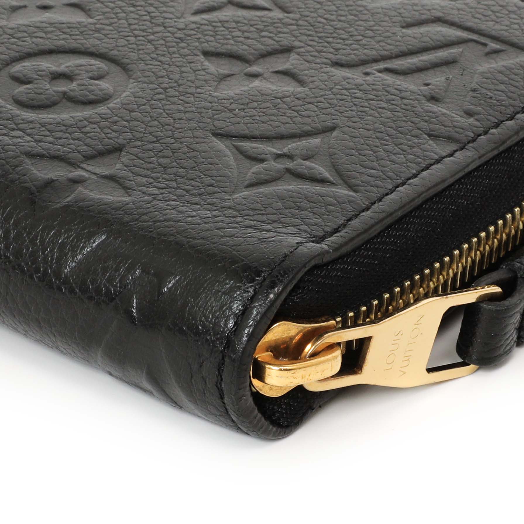 Exclusive Louis Vuitton Black Empreinte Zippy Wallet — Alternate View 11