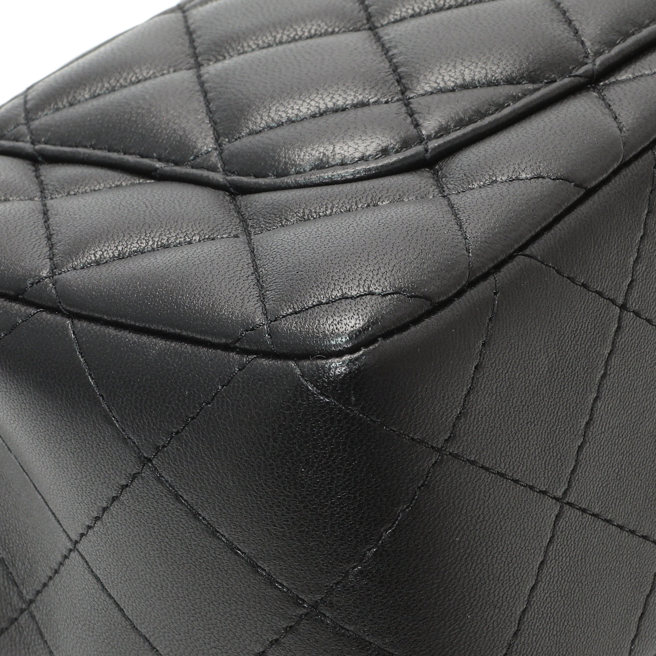 Exclusive Chanel Black Quilted Lambskin Mini Rectangular Flap — Lifestyle View