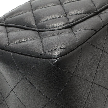 Exclusive Chanel Black Quilted Lambskin Mini Rectangular Flap — Lifestyle View