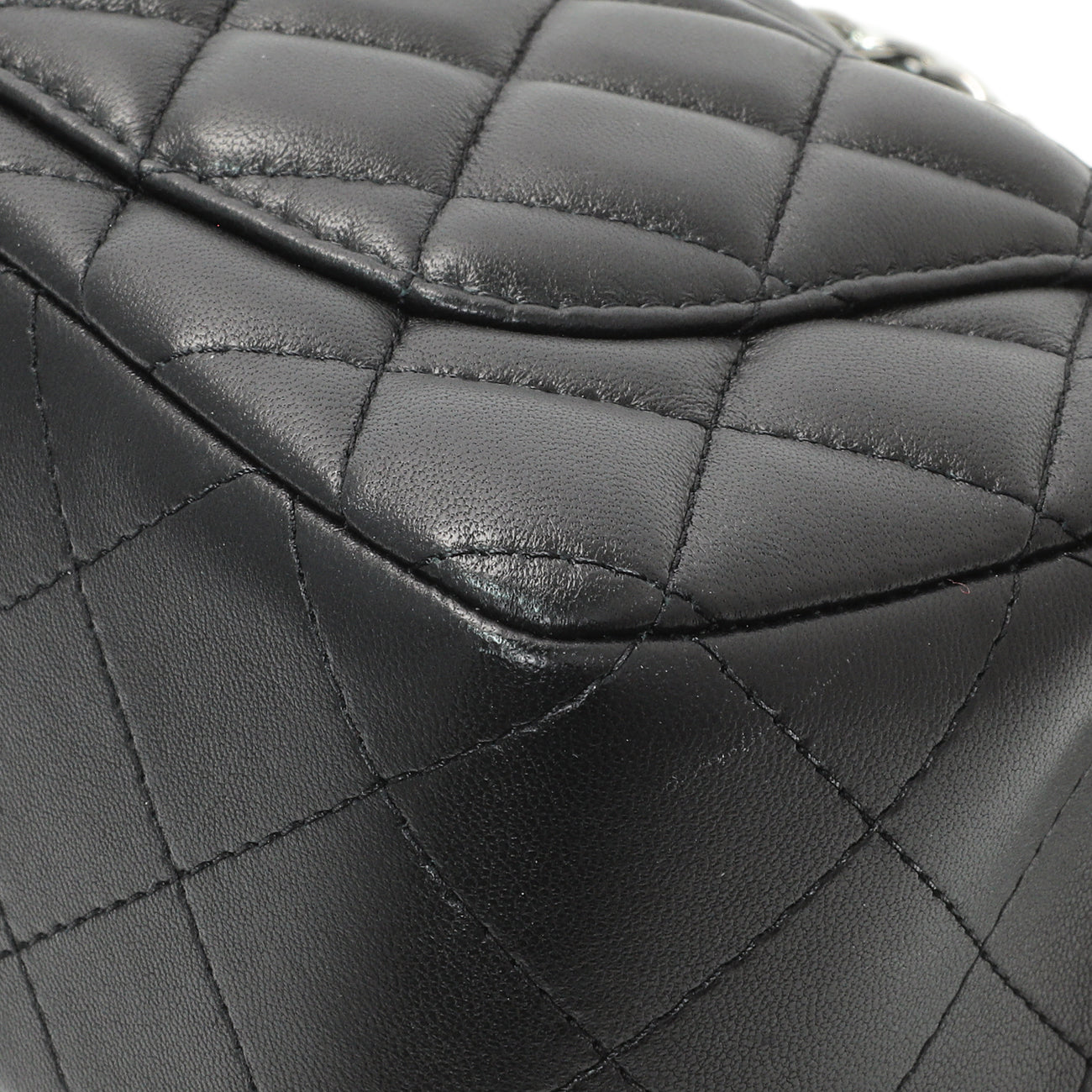 Exclusive Chanel Black Quilted Lambskin Mini Rectangular Flap — Alternate View 7