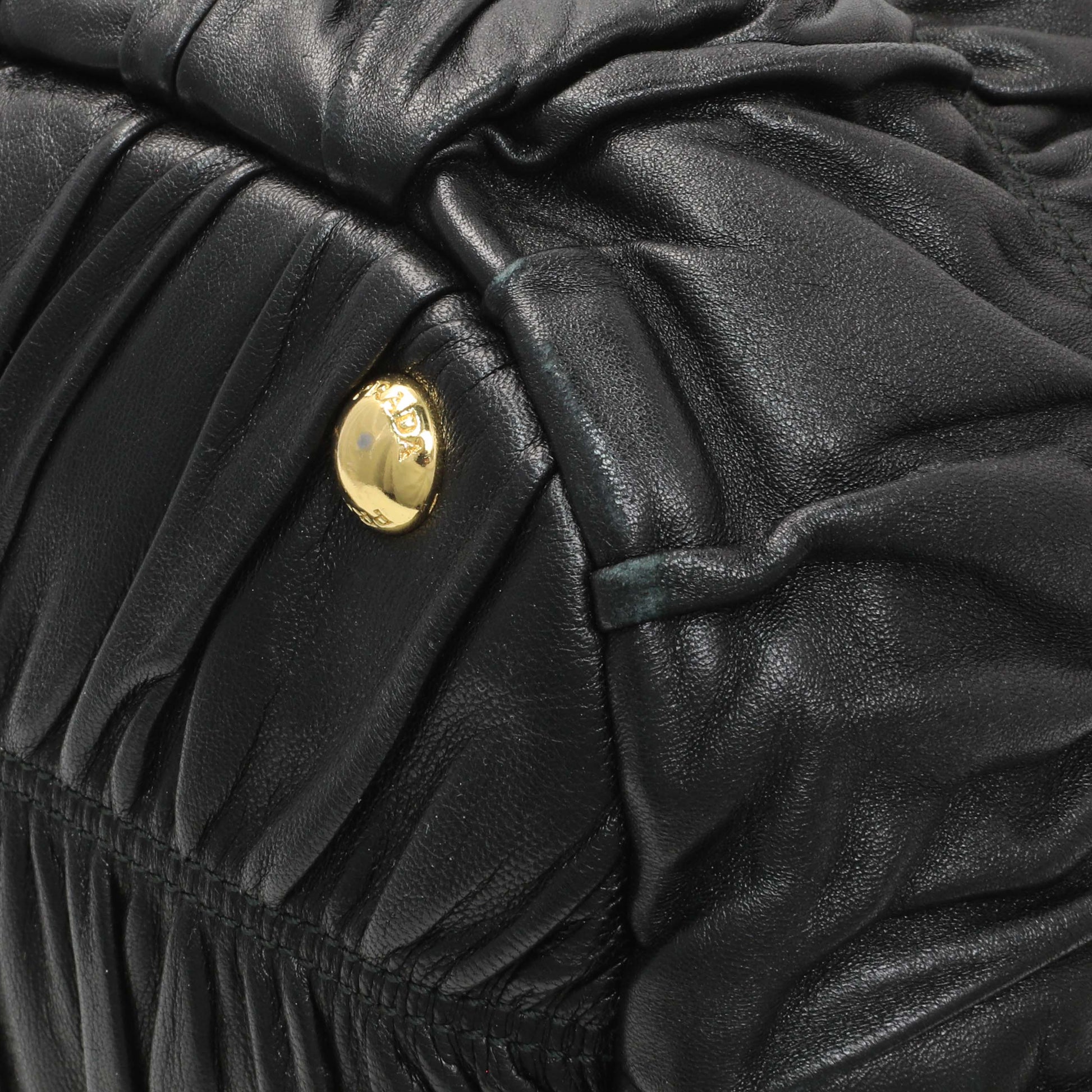 Exclusive Prada Black Nappa Leather Gaufre Tote — Alternate View 7