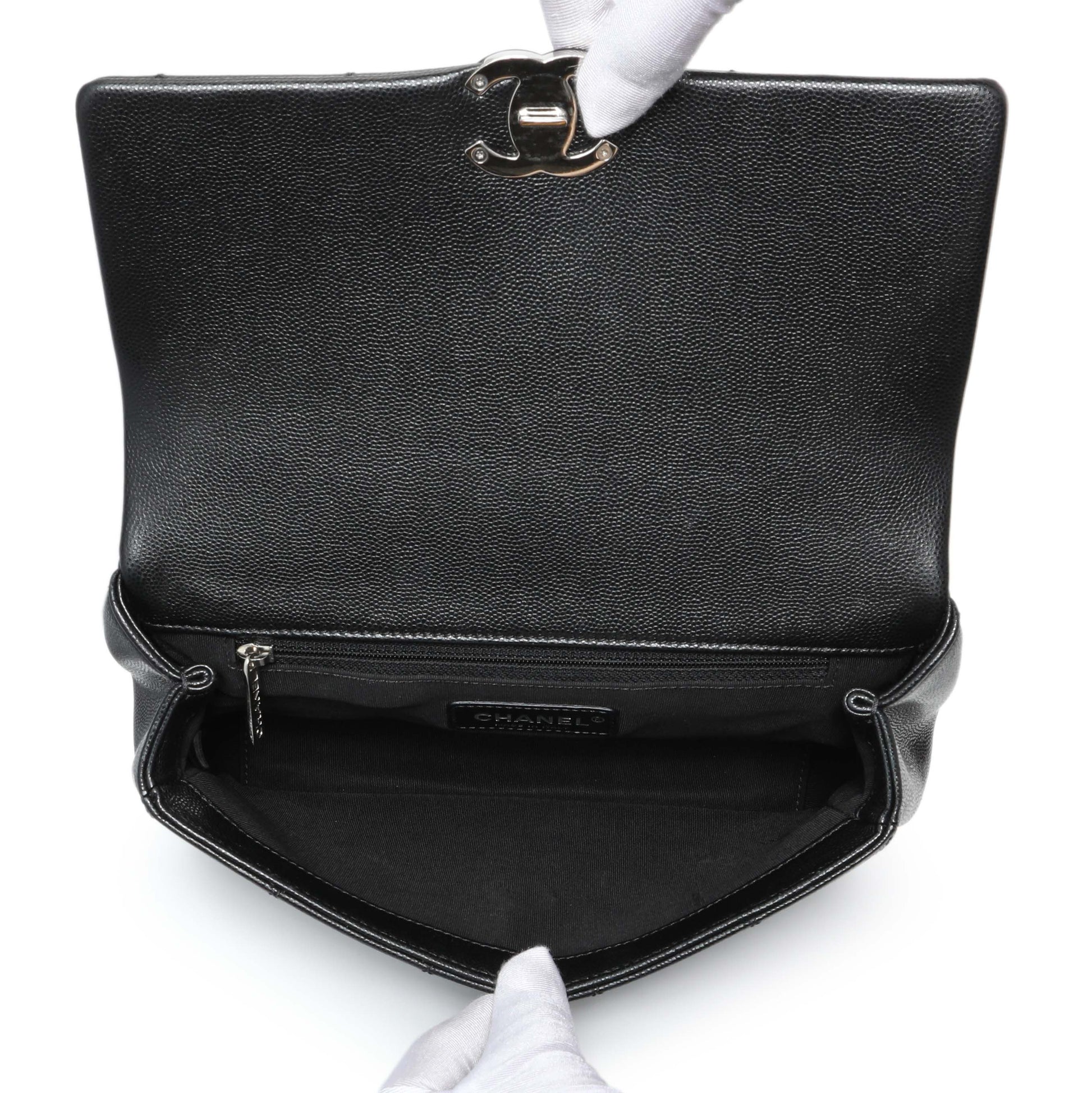 Exclusive Chanel So Black Caviar My Everything Flap — Alternate View 9