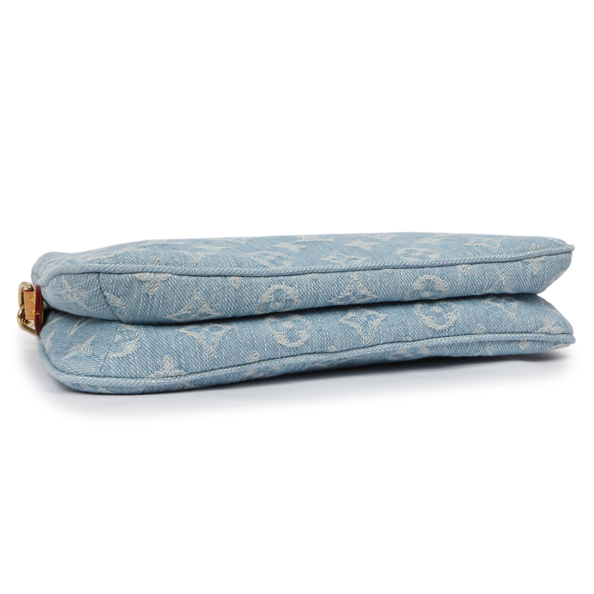 Exclusive Louis Vuitton Monogram Denim Liv Pochette — Back View