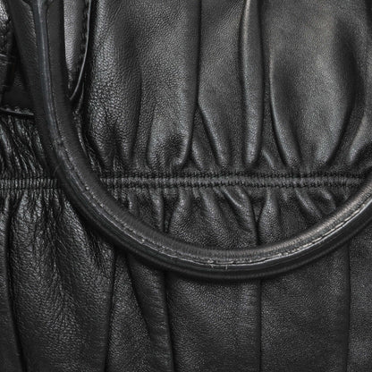 Exclusive Prada Black Nappa Leather Gaufre Tote — Alternate View 10