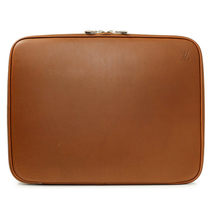 Exclusive Louis Vuitton Tobacco Nomade Laptop Document Case — Front View