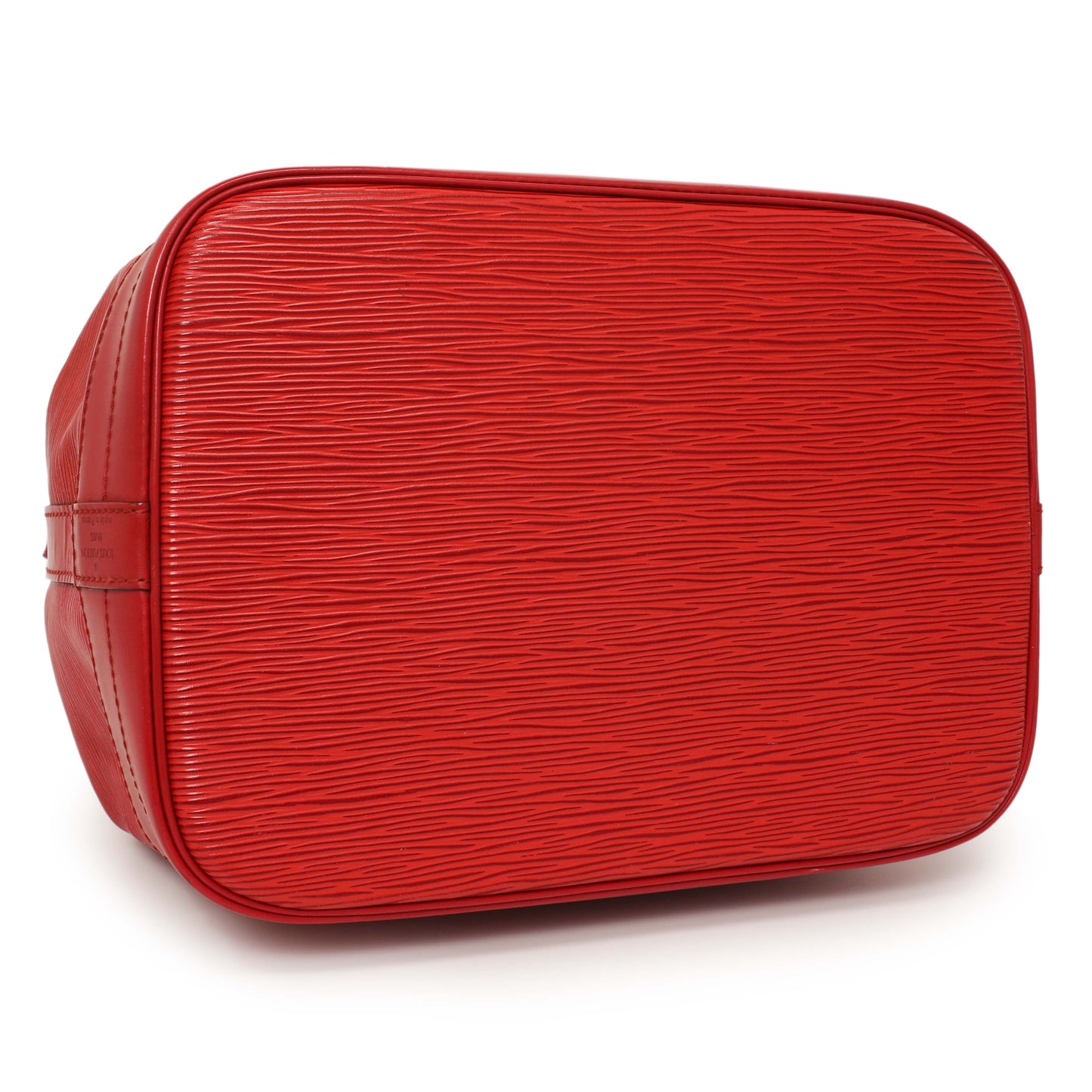 Exclusive Louis Vuitton Red Epi Noe — Back View