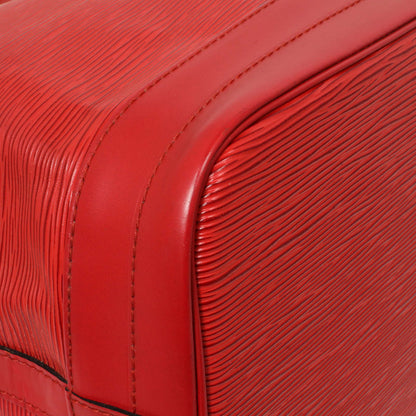 Exclusive Louis Vuitton Red Epi Noe — Lifestyle View