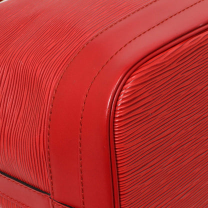 Exclusive Louis Vuitton Red Epi Noe — Top View