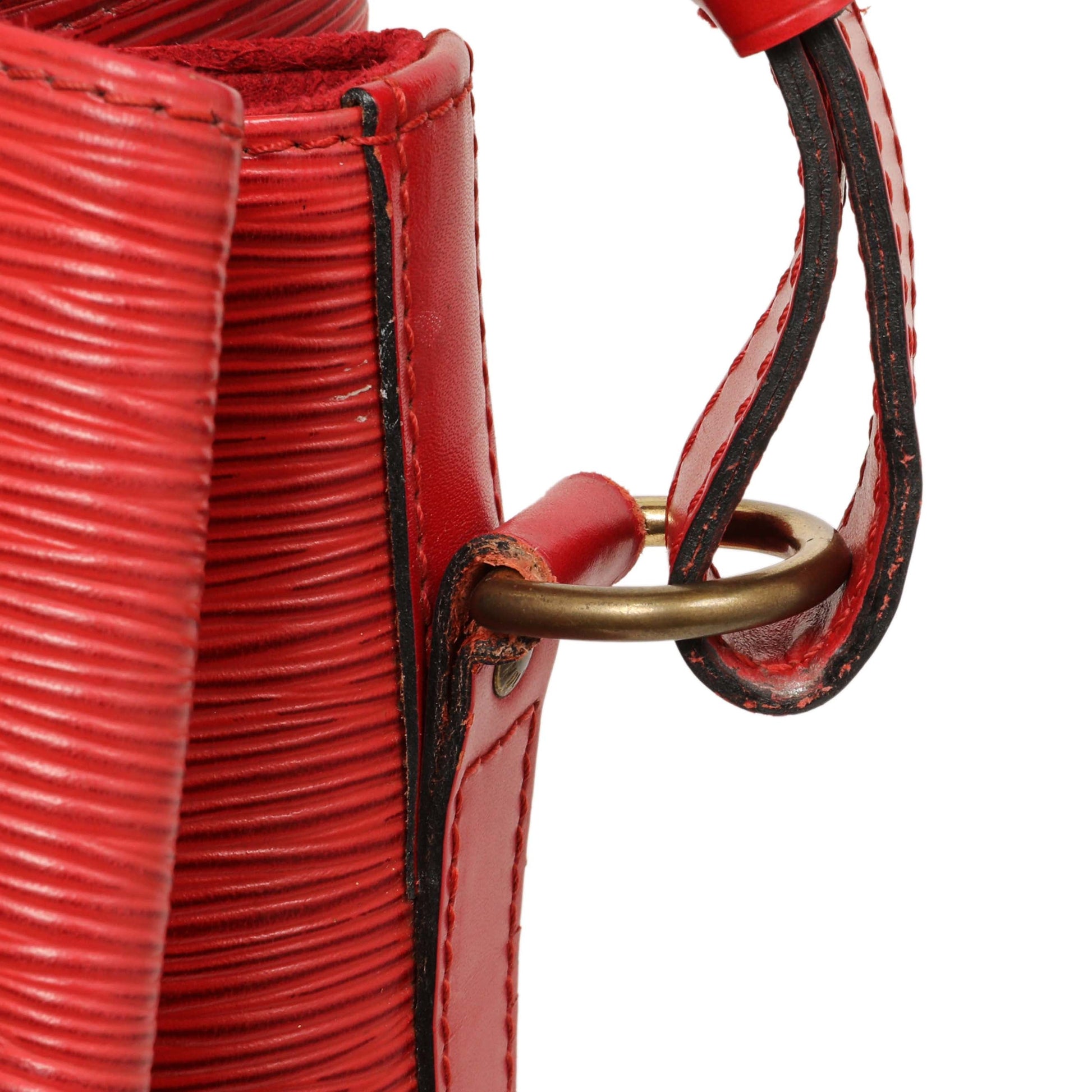 Exclusive Louis Vuitton Red Epi Noe — Alternate View 12