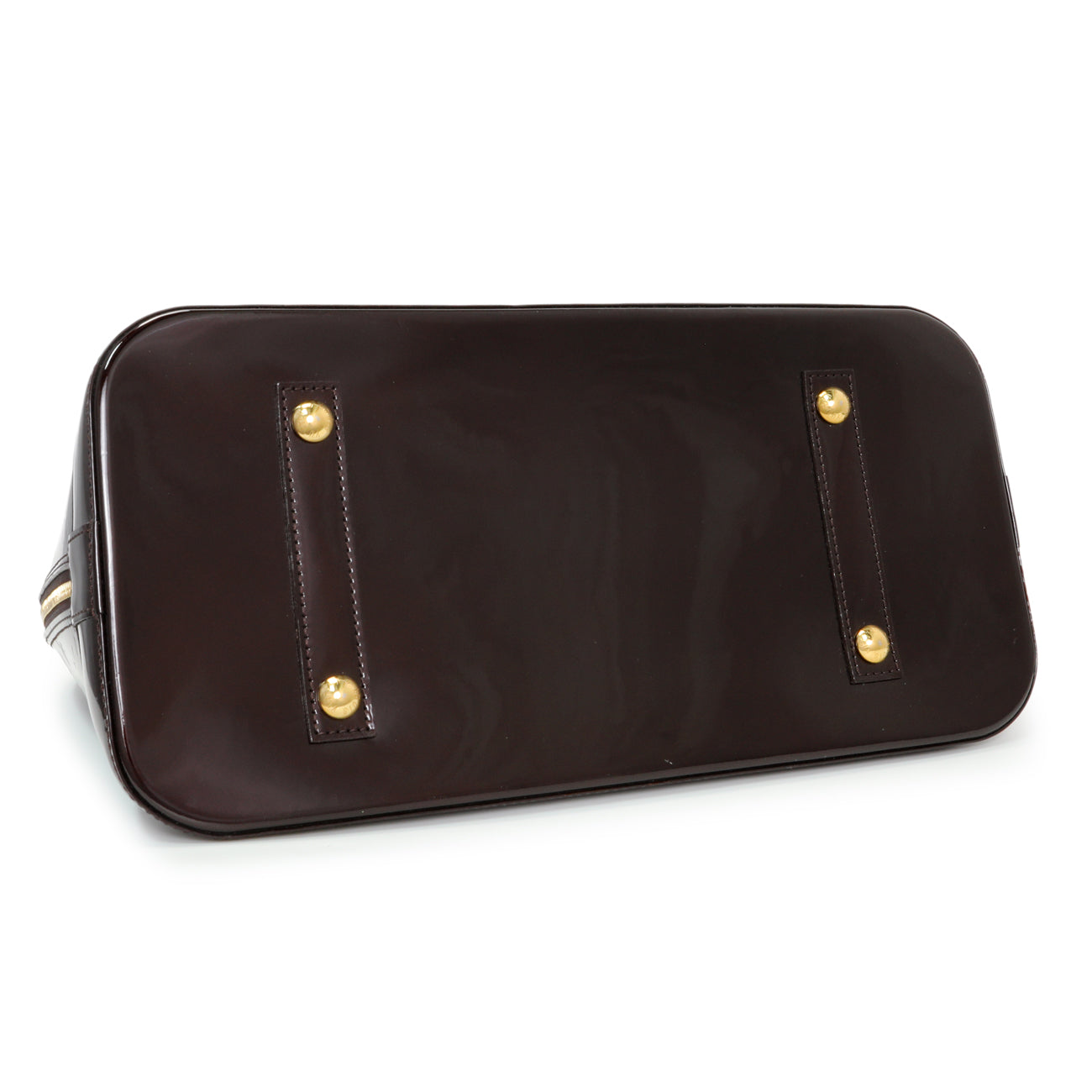 Exclusive Louis Vuitton Amarante Vernis Alma GM — Back View