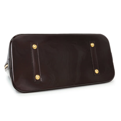 Exclusive Louis Vuitton Amarante Vernis Alma GM — Back View
