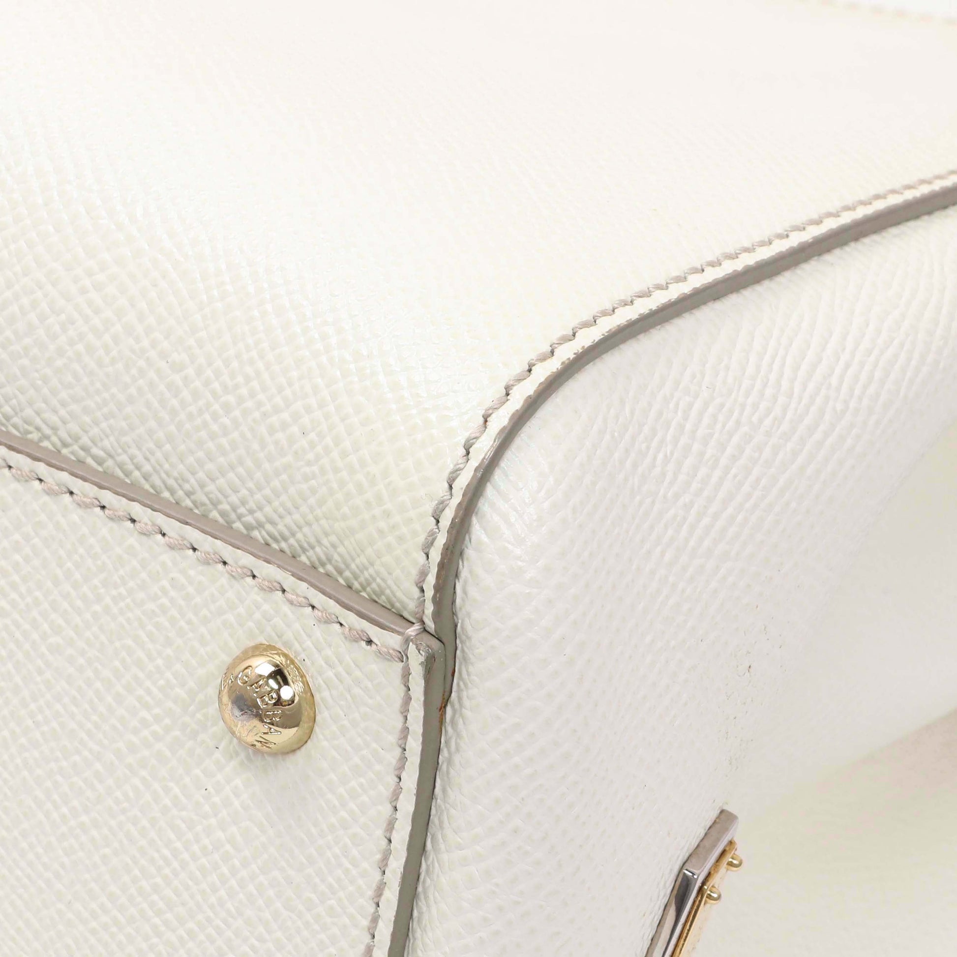 Exclusive Dolce & Gabbana White Dauphine Miss Sicily Satchel — Alternate View 7