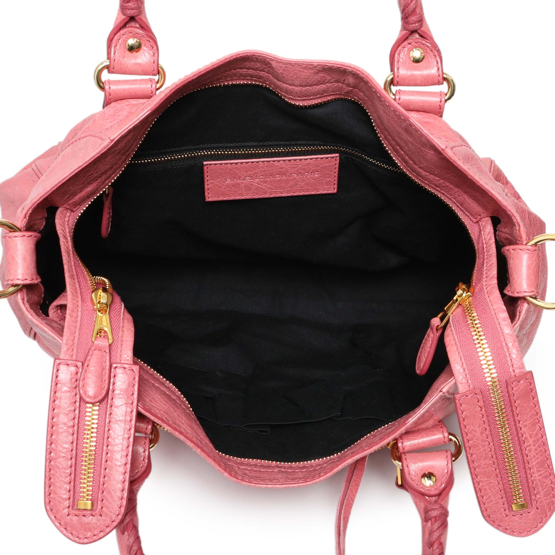 Exclusive Balenciaga Pink Agneau Classic Gold Hardware Velo — Alternate View 8