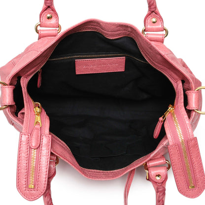 Exclusive Balenciaga Pink Agneau Classic Gold Hardware Velo — Alternate View 8