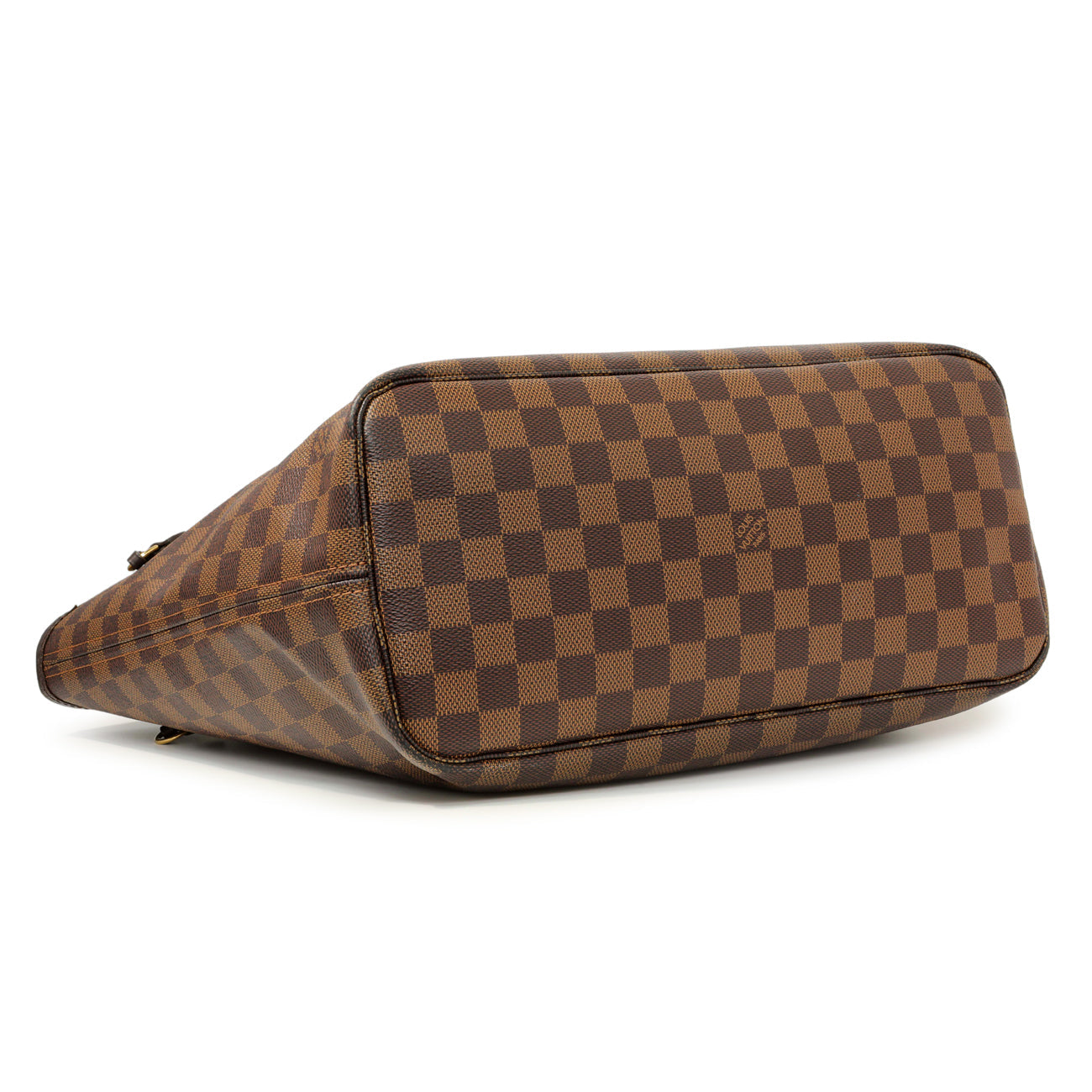 Exclusive Louis Vuttion Damier Ebene Neverfull MM — Back View