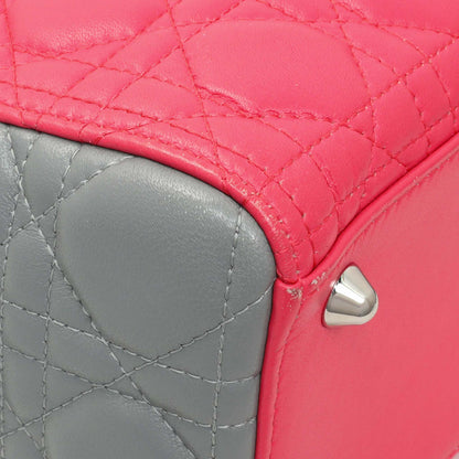 Exclusive Christian Dior Lambskin Cannage Tri Color Large Lady Dior — Lifestyle View