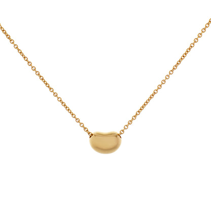 Exclusive Tiffany & Co. 18K Rose Gold 9mm Bean Pendant — Side View