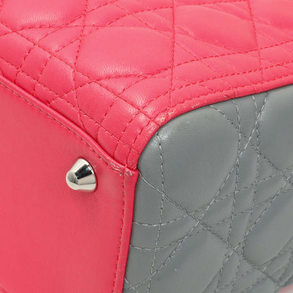Exclusive Christian Dior Lambskin Cannage Tri Color Large Lady Dior — Alternate View 7