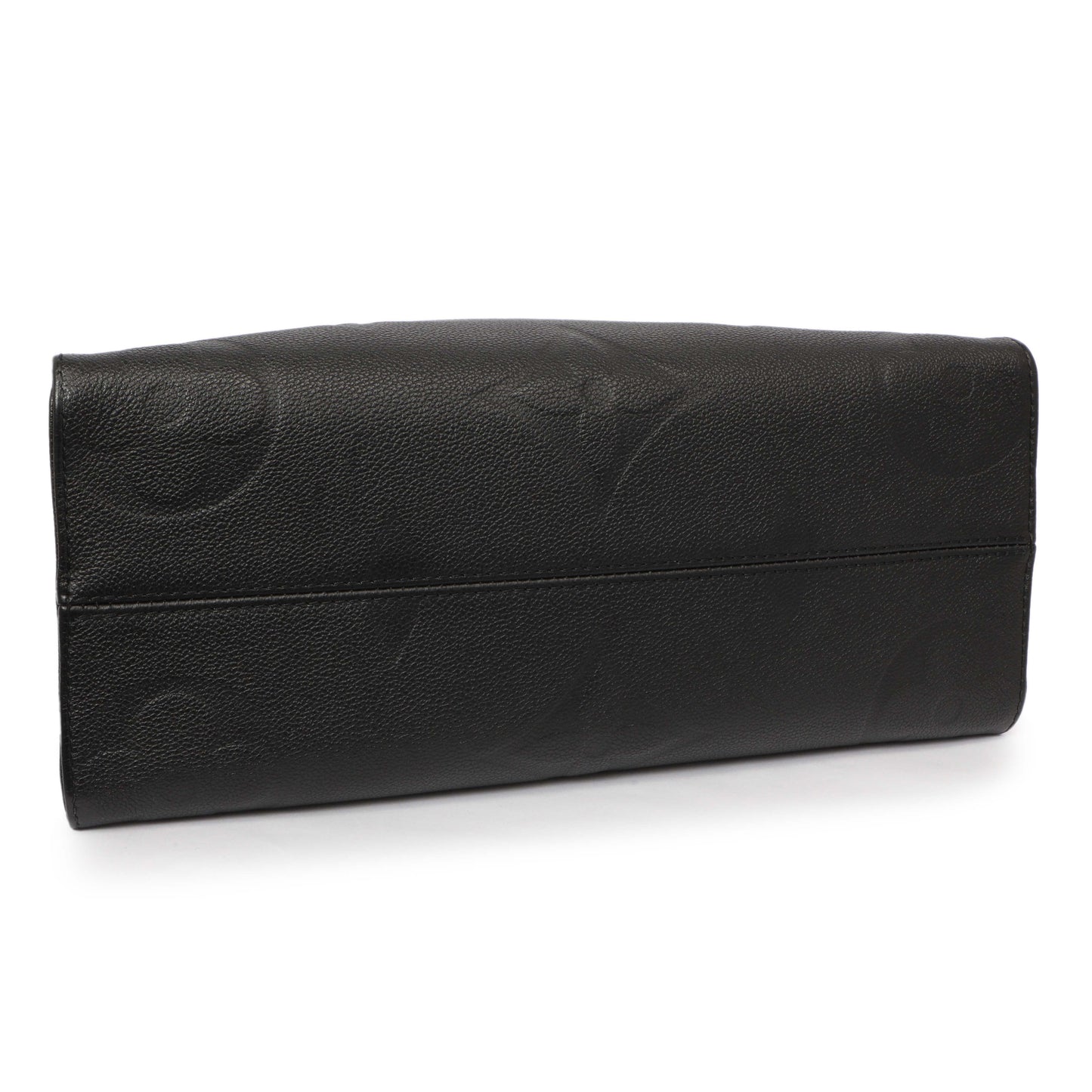 Exclusive Louis Vuitton Black Empreinte Monogram Giant Onthego MM — Back View