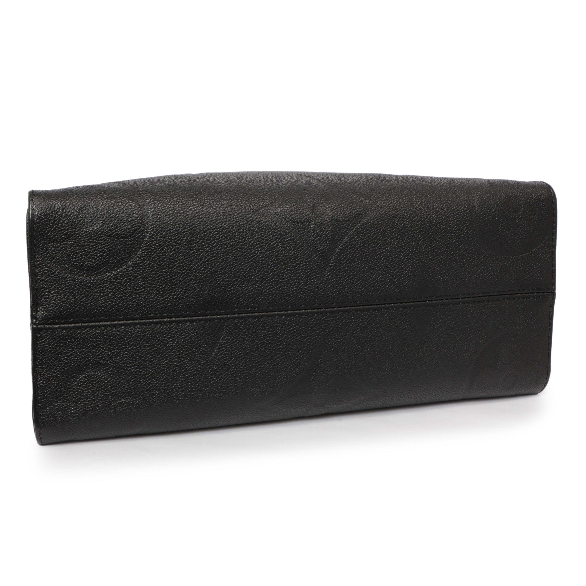Exclusive Louis Vuitton Black Empreinte Monogram Giant Onthego MM — Back View